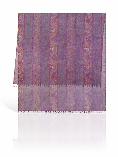 Палантин Женский ZW-TRIBAL/DEEP.PURPLE